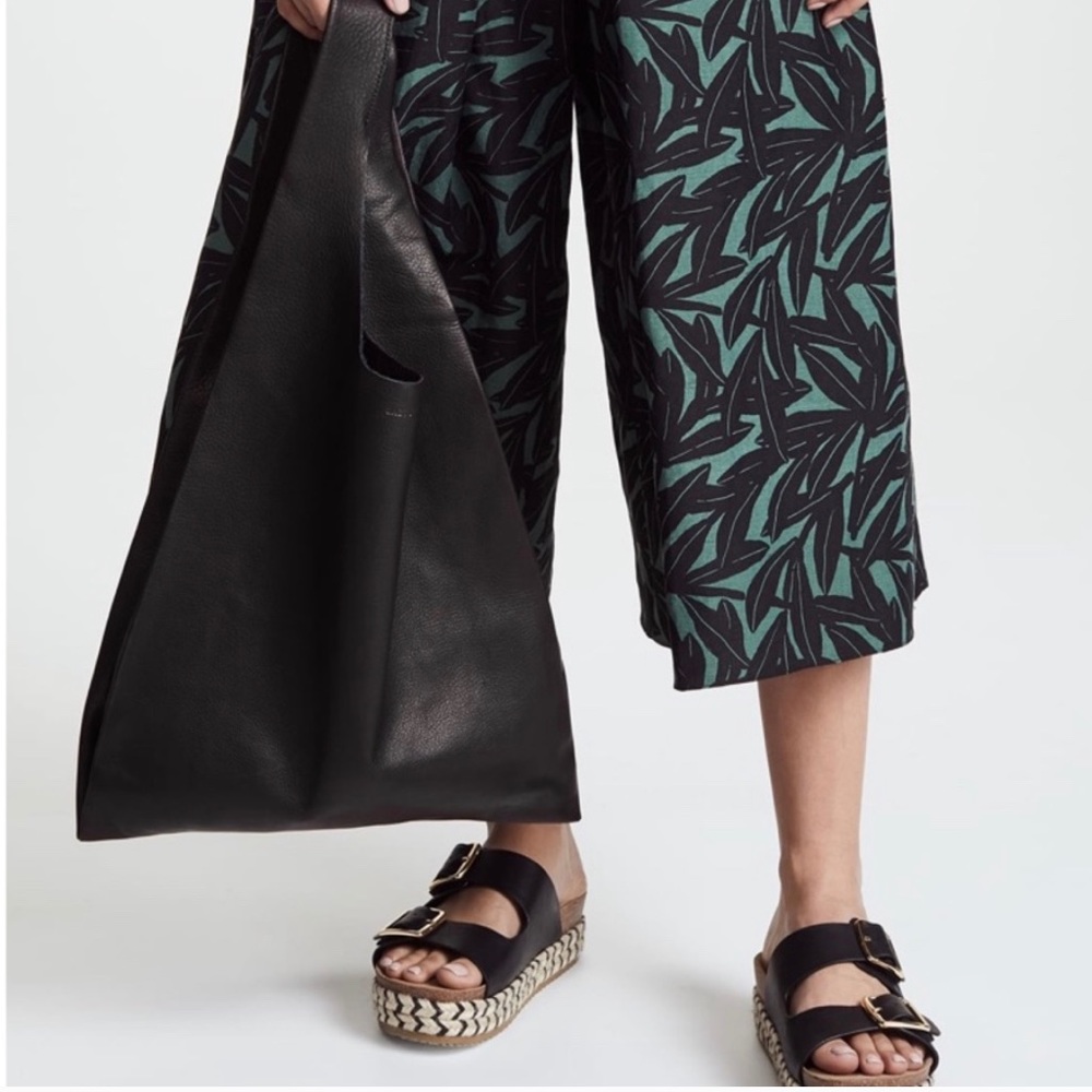 BAGGU LEATHER TOTE